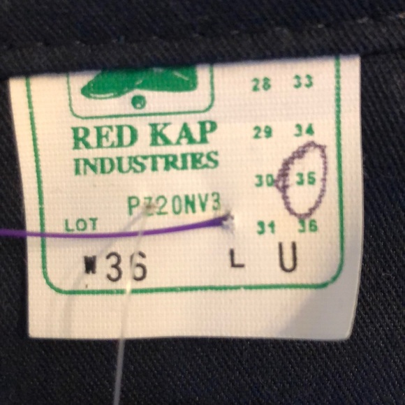 Red Knap work pants - Picture 1 of 4
